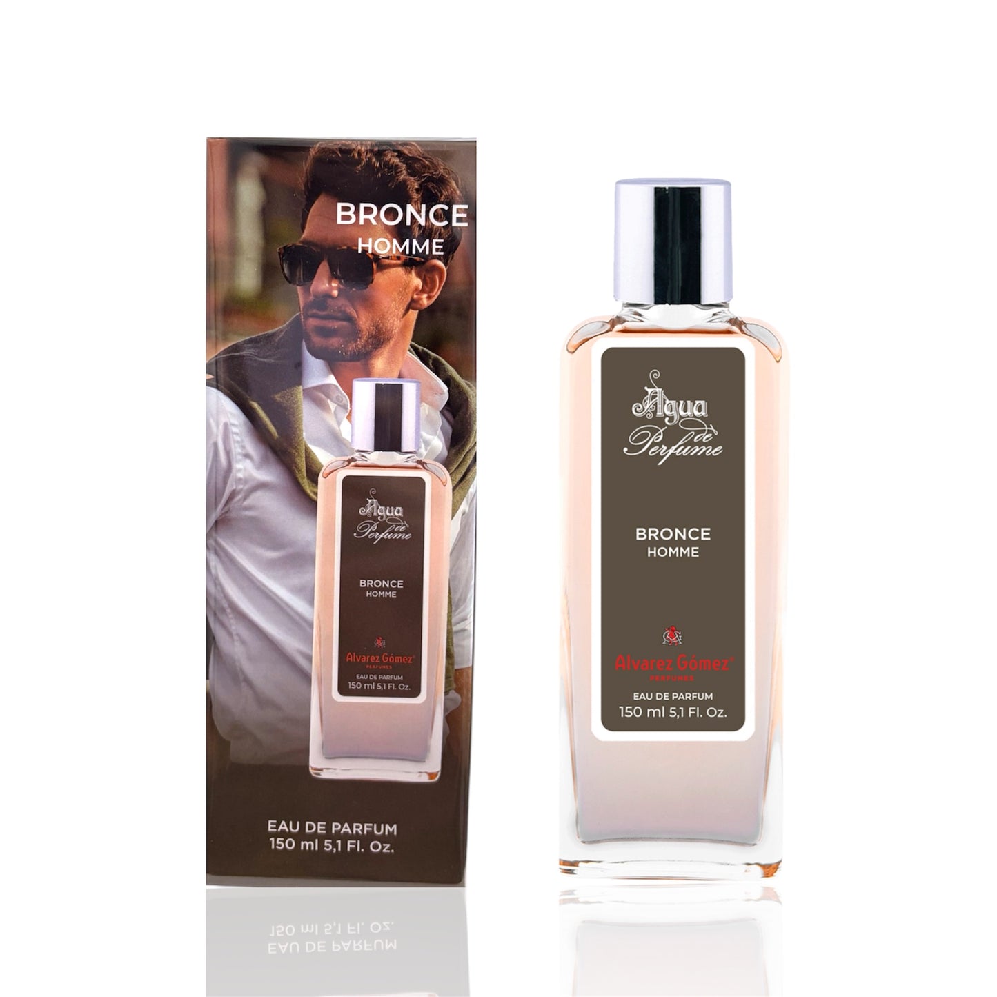 Perfume hombre Álvarez Gómez Bronce Homme elegante 150 ml