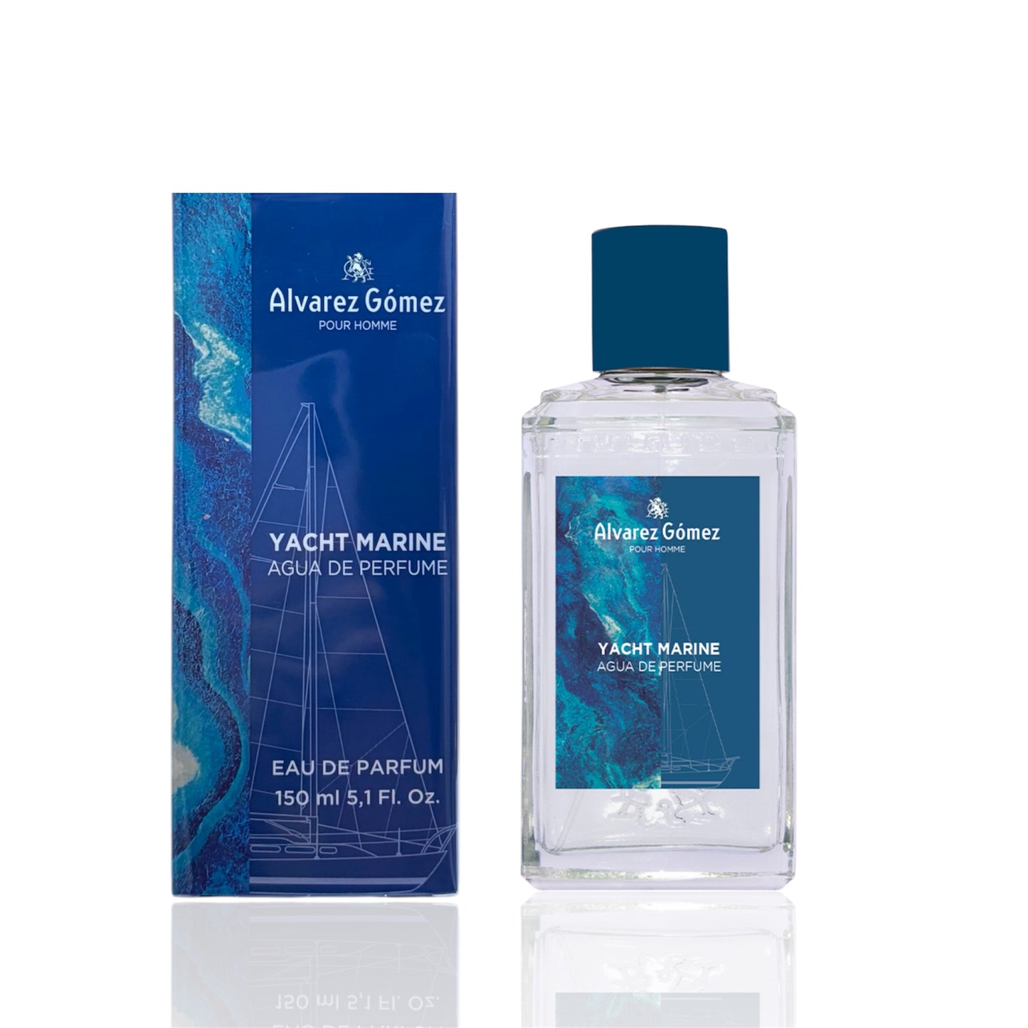 Perfume Hombre Yacht Marine Alvarez Gómez 150 ml Aroma Marino