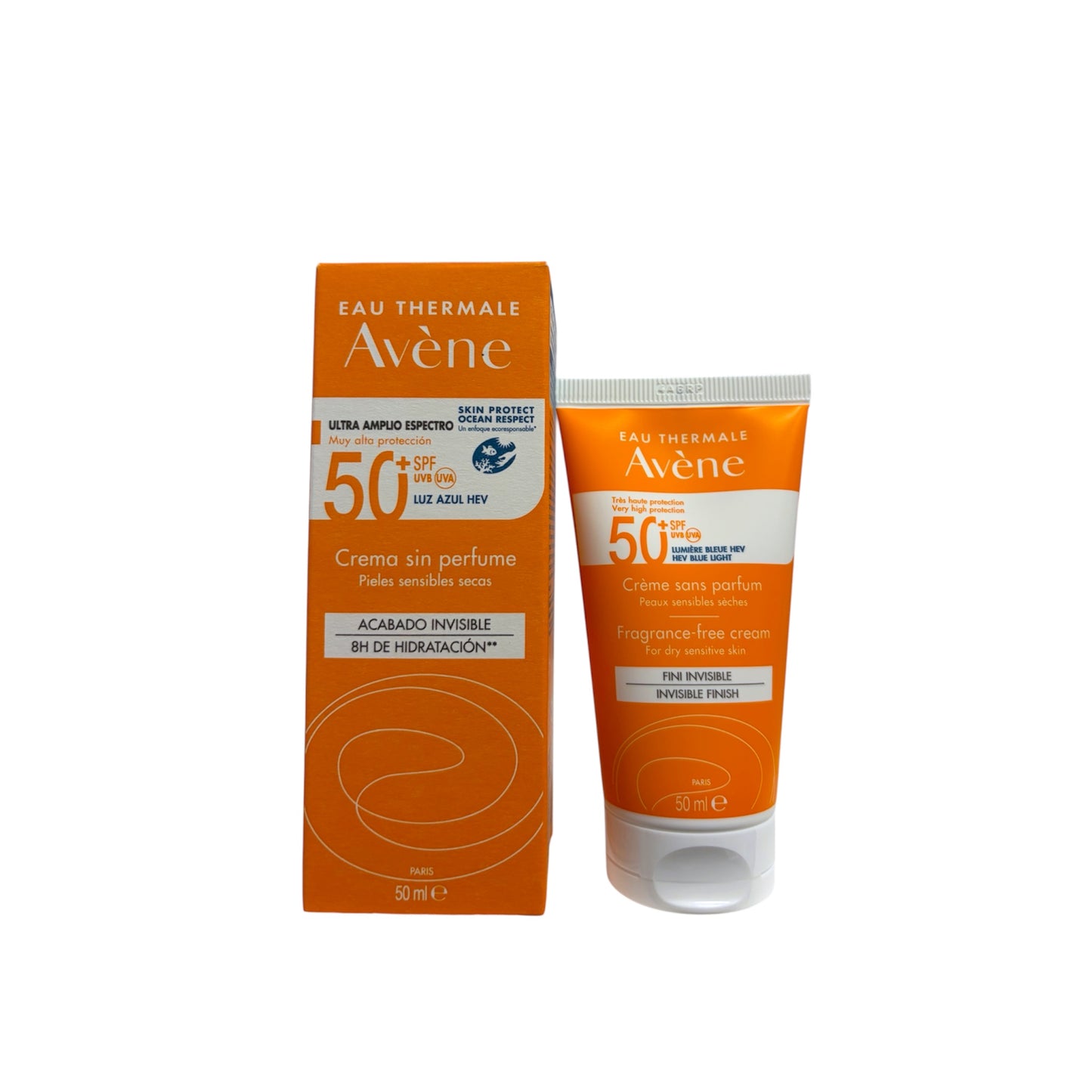 Avène Crema Solar SPF 50+ Sin Perfume 50 ml