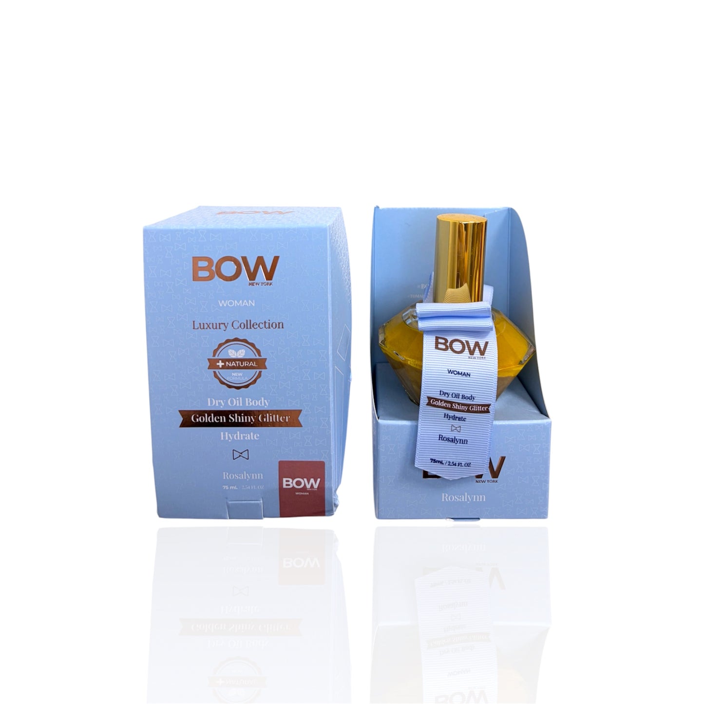 Aceite Corporal BOW Rosalynn Golden Shiny Glitter 75 ml