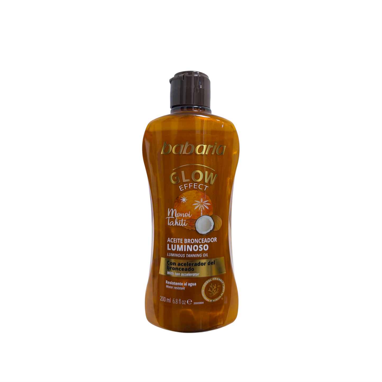 Babaria Glow Effect Aceite Bronceador Luminoso Monoi de Tahití