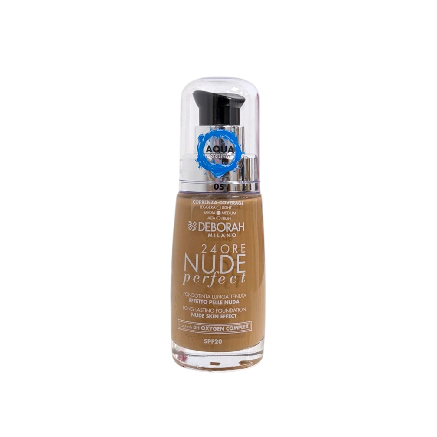 Base de Maquillaje Deborah Milano 24ORE Nude Perfect SPF20