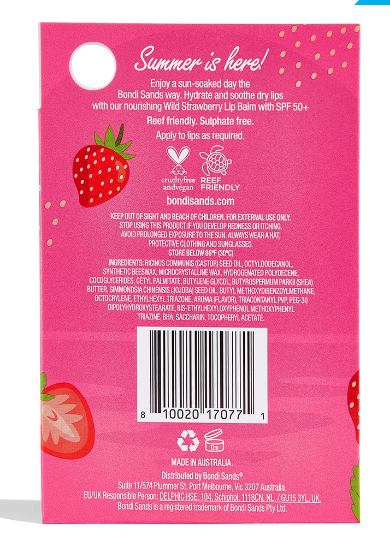 Bondi sands Lip Balm spf 50+sabor