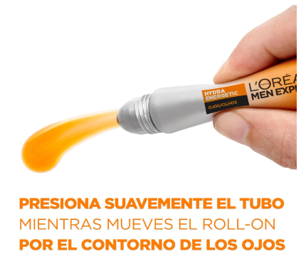 L’Oréal Men Expert Hydra Energetic Roll-On Refrescante para Ojos.