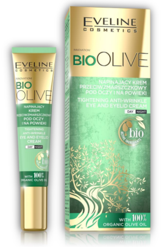 EVELINE CREMA PARA OJOS Y PARPADOS ANTI-ARRUGAS BIO OLIVE 20ML