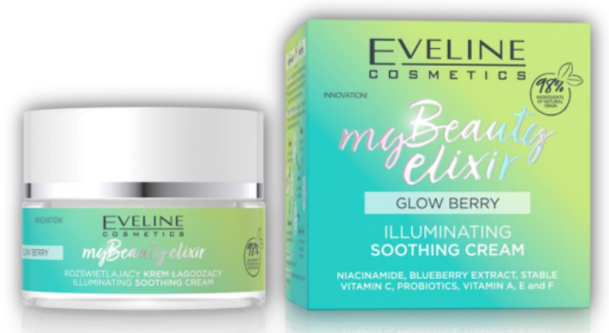 EVELINE MY BEAUTY ELIXIR CREMA ILUMINADORA CALMANTE 50ML