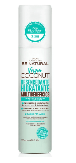 Be Natural - Bifase Desenredante VIRGIN COCONUT restauración total 200 ml (Vegano)
