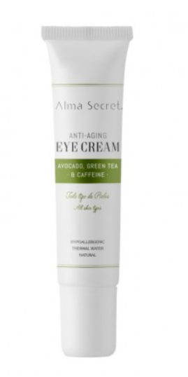 Alma Secret Contorno de Ojos Antiedad con Aguacate y Cafeína - 10ml