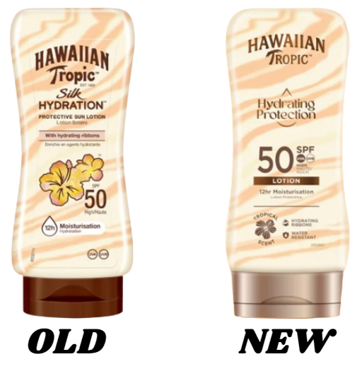 Hawaiian Tropic locion silk 180 fp 50