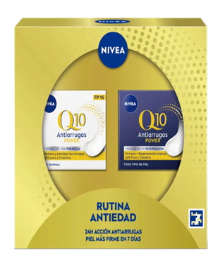 Nivea Q10 día antiarrugas + Q10 noche antiarrugas