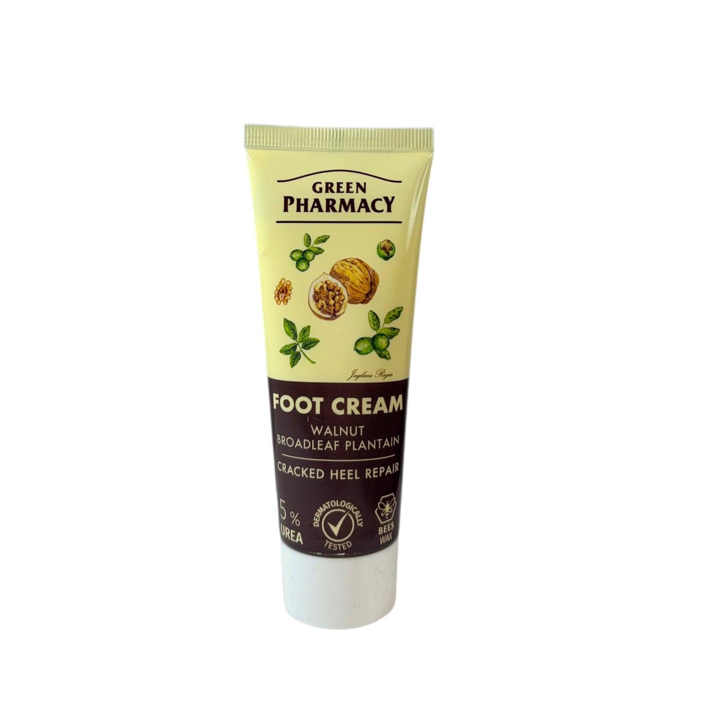 Green Pharmacy crema pies talones agrietados urea nuez llanten reparadora