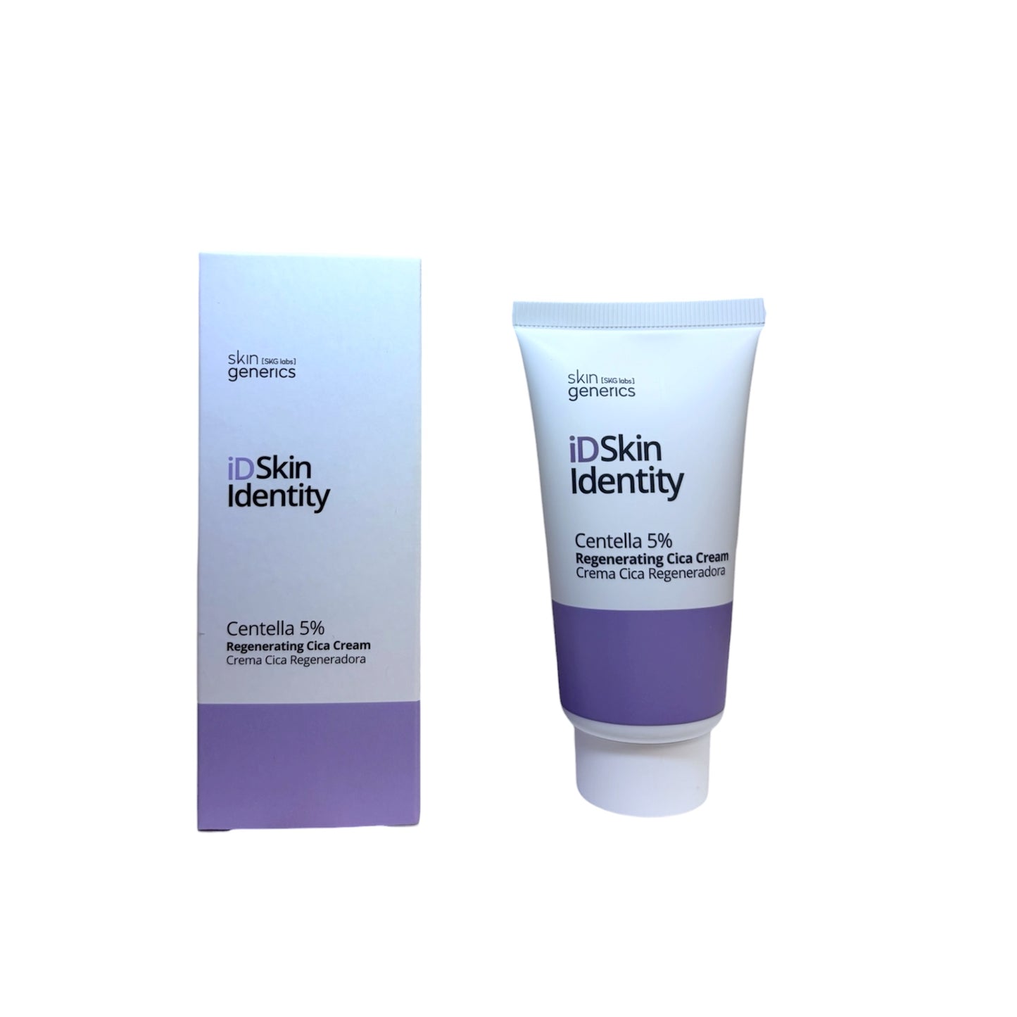 Crema cica regeneradora con centella asiática 5% Skin Generics calmante