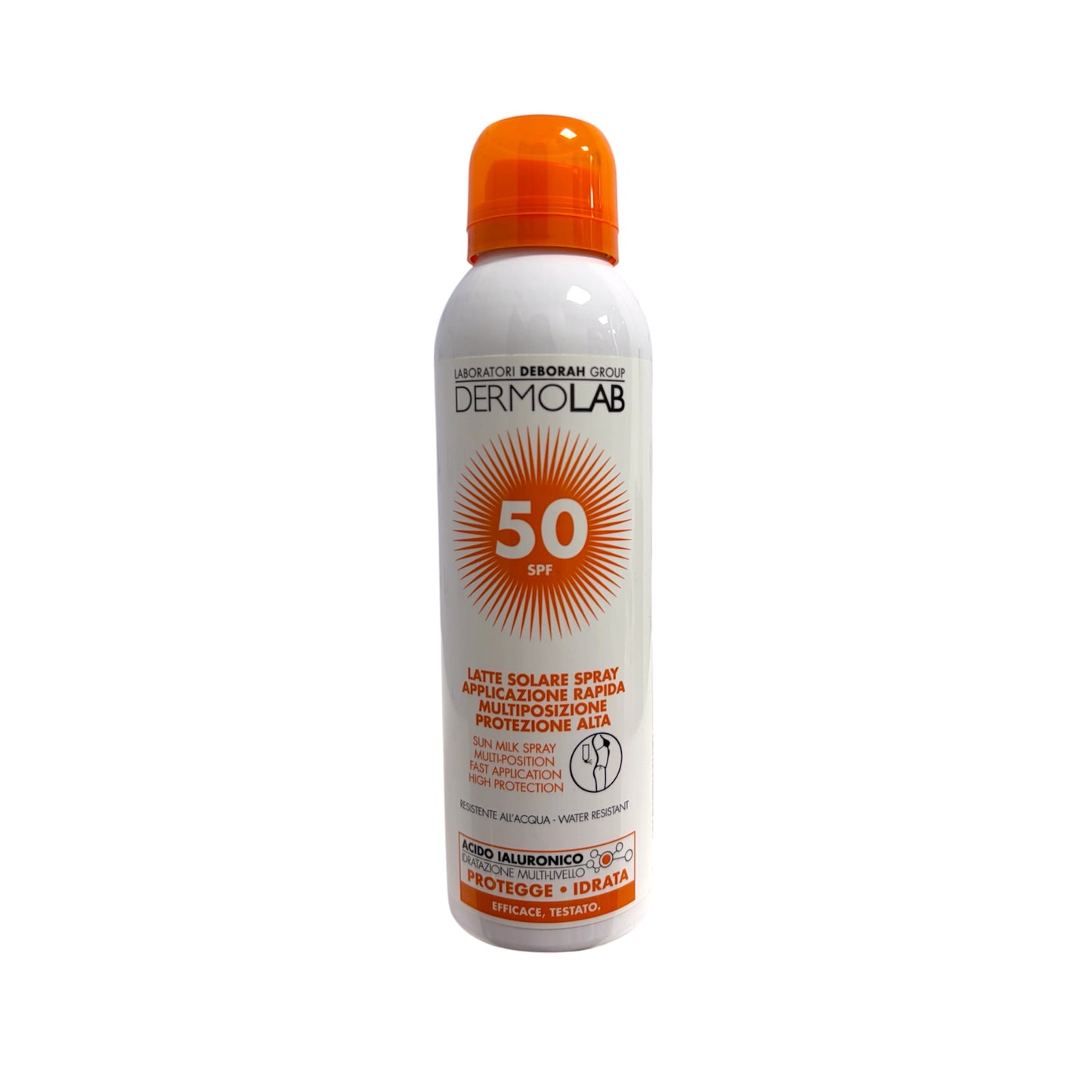 Dermolab Spray Solar SPF 20 / SPF 50 con Ácido Hialurónico Aplicación Rápida