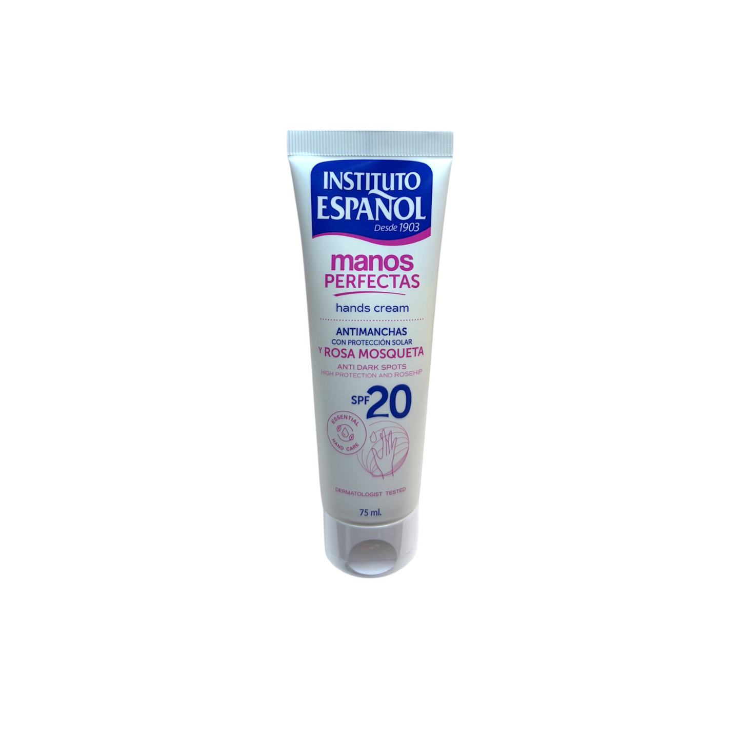 Instituto Español Manos Perfectas Crema Antimanchas con Rosa Mosqueta SPF 20 75 ml