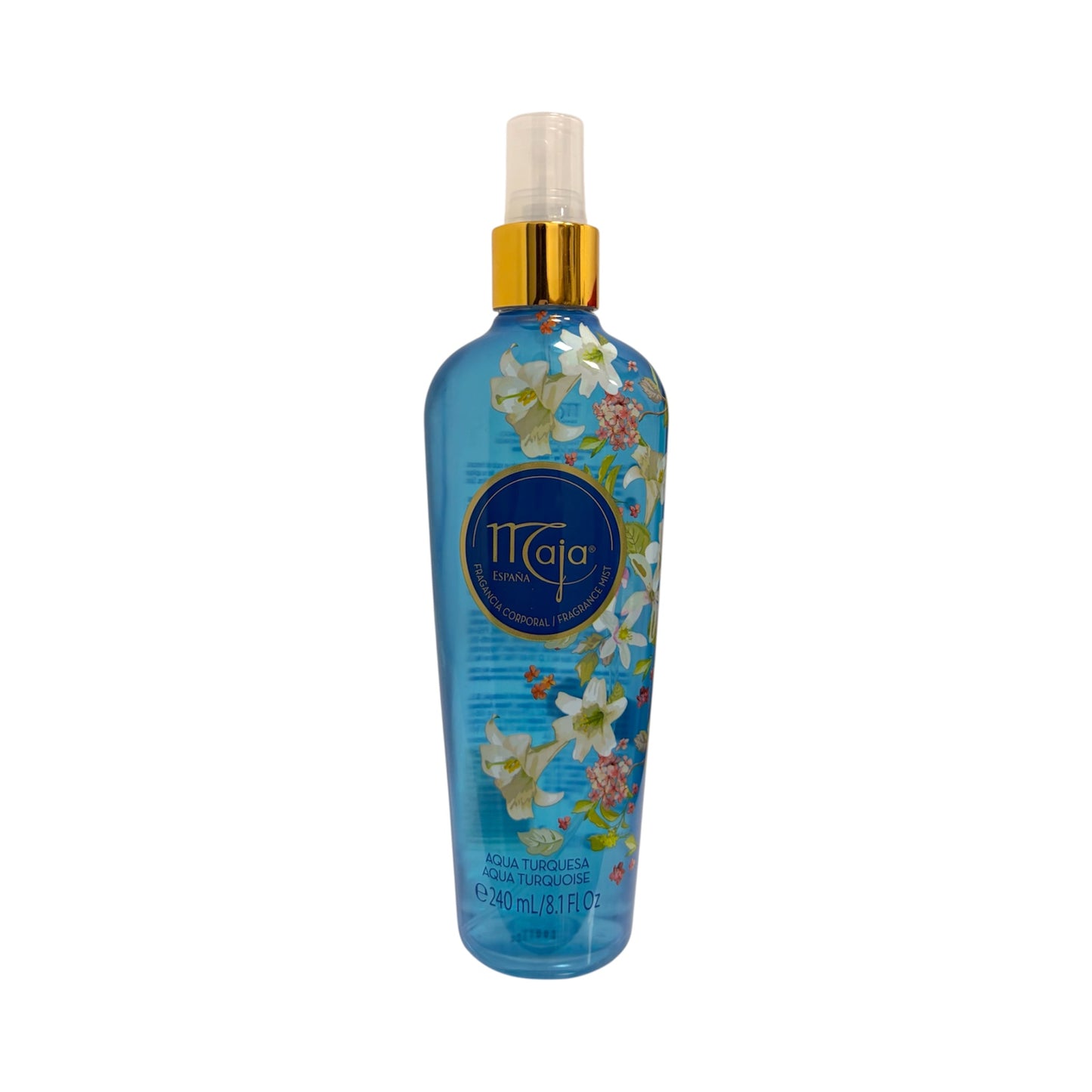 Maja Aqua Turquesa Body Mist 240 ml – Fragancia Fresca Floral