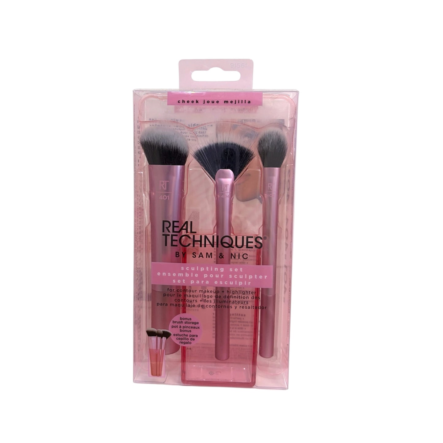 Set Real Techniques Sculpting con brochas para contorno, iluminador y rostro