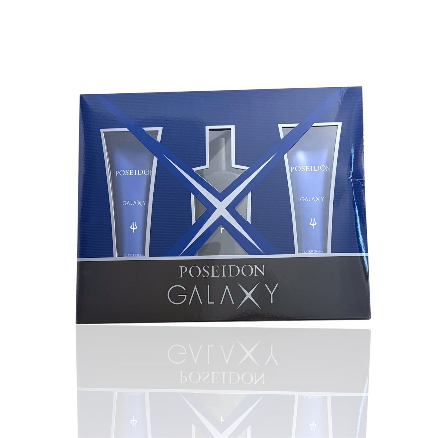 Estuche Poseidon Galaxy para hombre con Eau de Toilette, gel de ducha y After Shave