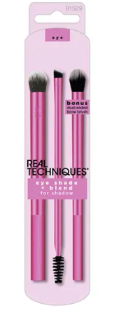 Real Technique eye shade + blend brocha sombras + brocha mezclar