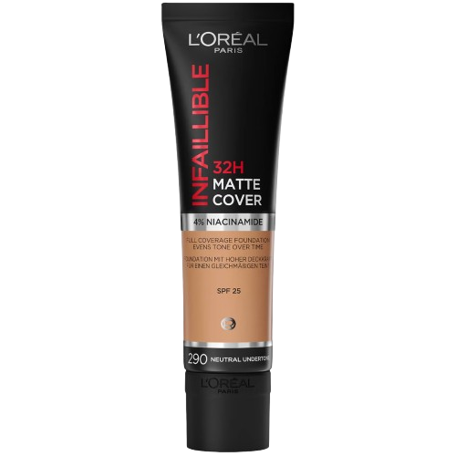 Loreal 32h Infallible Matte Cover base de maquillaje
