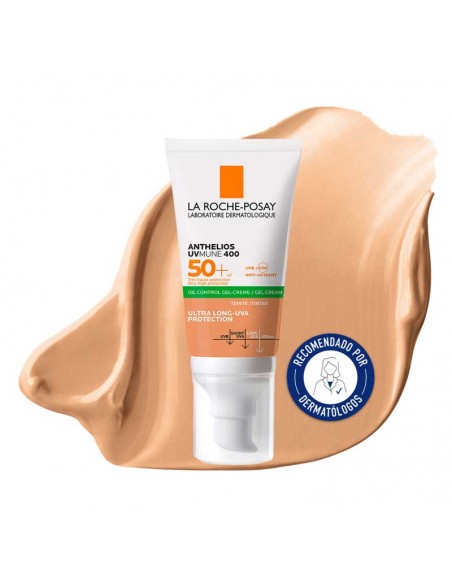 La Roche-Posay Anthelios Gel-Crema Toque Seco con Color SPF50+ (50 ml)
