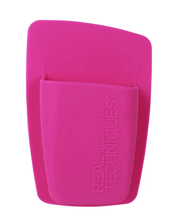 Soporte para brochas rosa Real Techniques