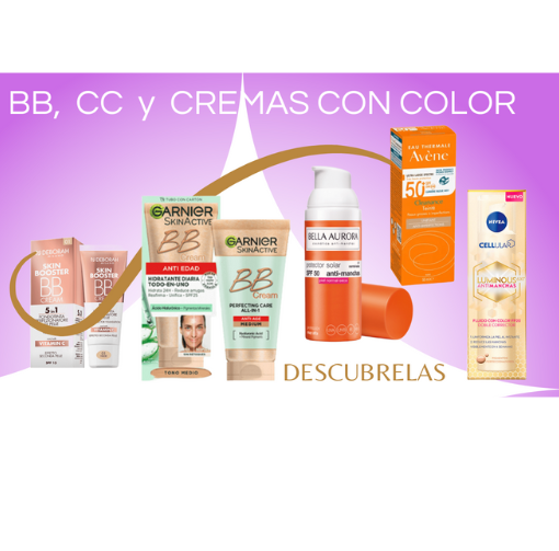 BB,CC y cremas con color