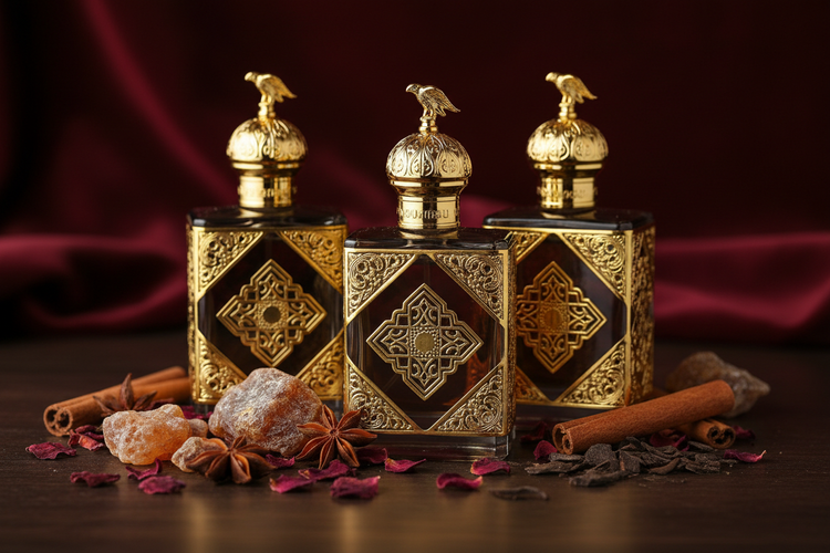 Perfumes árabes orientales con oud y ámbar - Arôme Perfumería y Cosmética