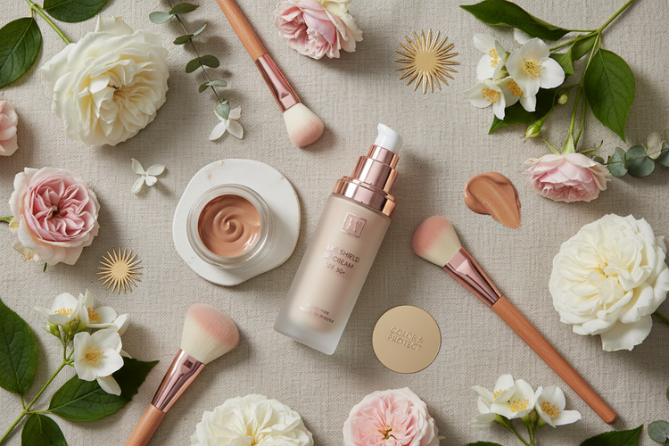 Protección solar facial con color BB cream y SPF - Arôme Perfumería y Cosmética