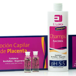 Champú E. Llorca +Placenta 12 ampollas