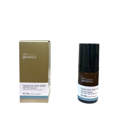 Booster Skin Generics ácido hialurónico y vitamina B3 efecto relleno