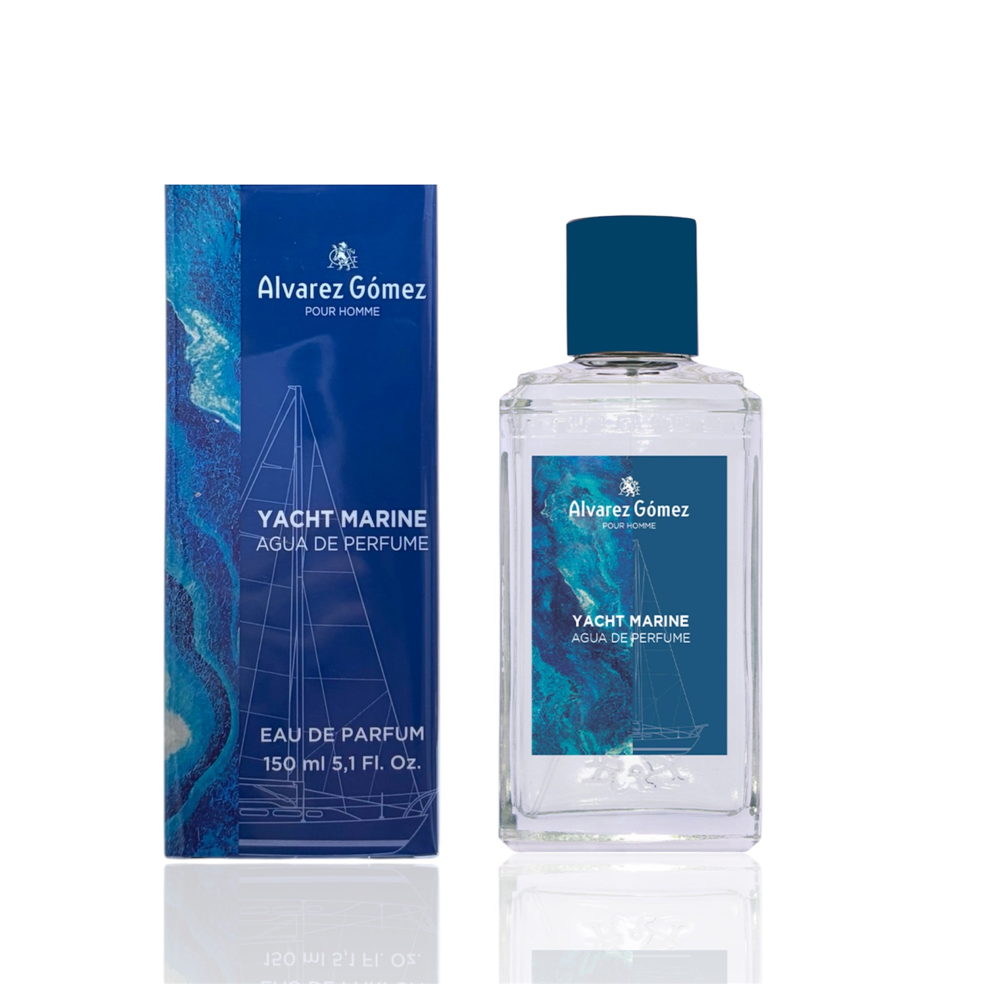 Perfume Hombre Yacht Marine Alvarez Gómez 150 ml Aroma Marino