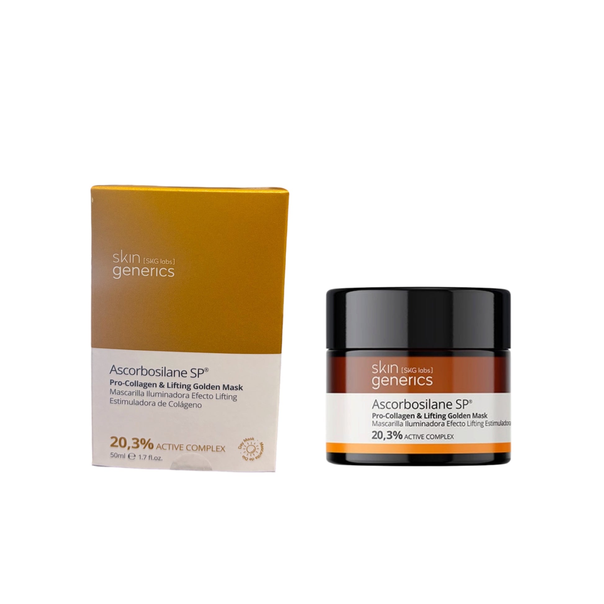 Mascarilla facial Skin Generics Ascorbosilane SP efecto lifting