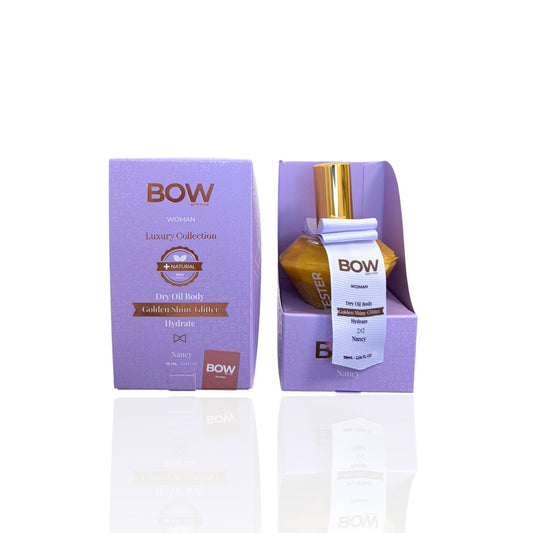 Aceite Corporal BOW Nancy Golden Shiny Glitter 75 ml