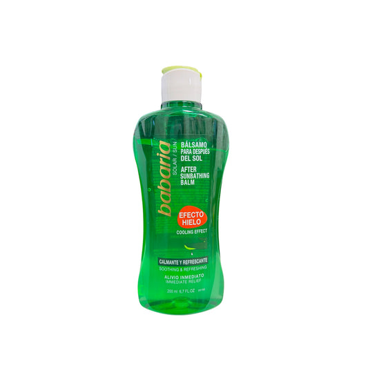 Babaria Solar Bálsamo After Sun Efecto Hielo Calmante y Refrescante 200 ml