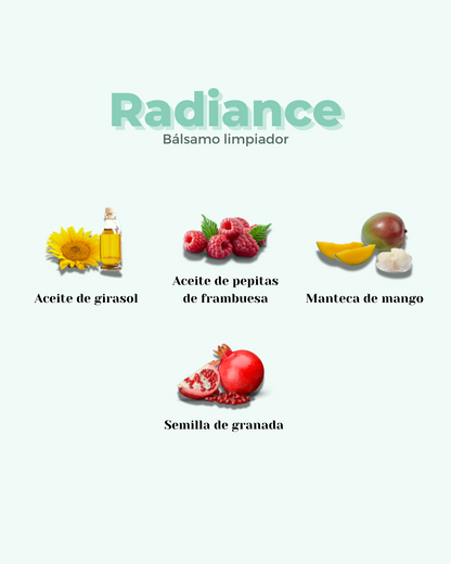 Bálsamo limpiador facial en crema RADIANCE