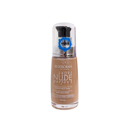 Base de Maquillaje Deborah Milano 24ORE Nude Perfect SPF20