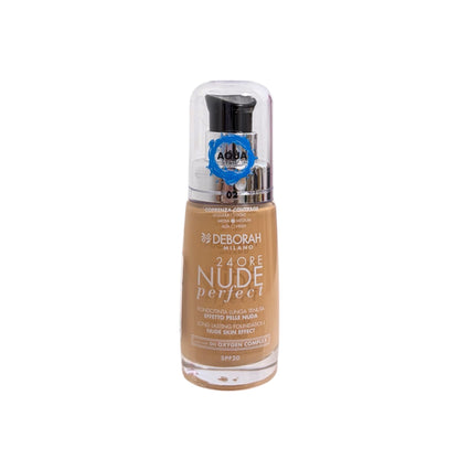Base de Maquillaje Deborah Milano 24ORE Nude Perfect SPF20