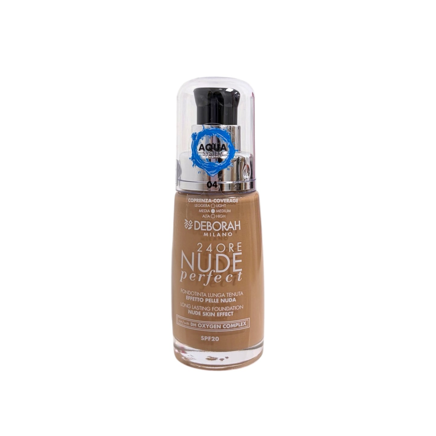 Base de Maquillaje Deborah Milano 24ORE Nude Perfect SPF20