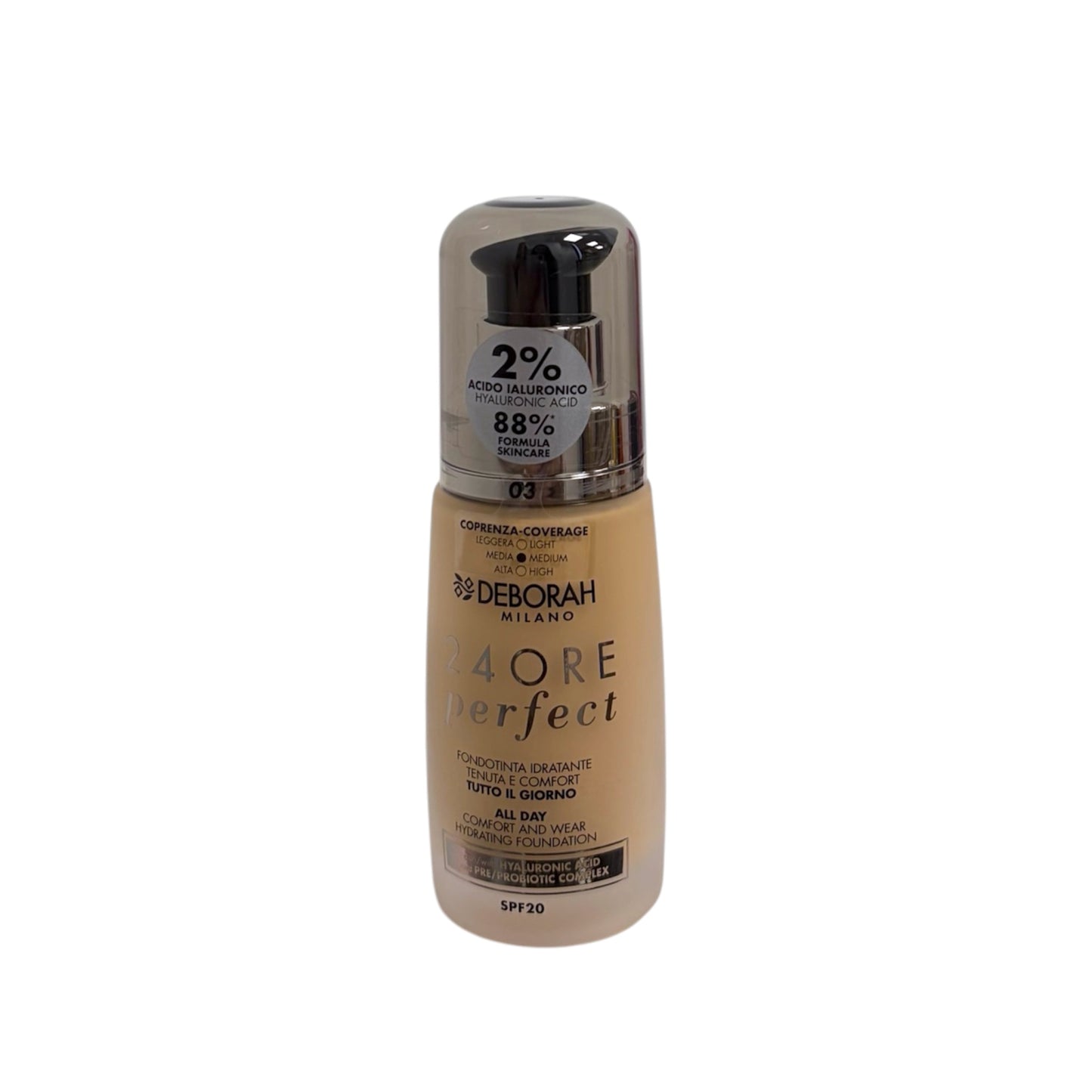 Base de Maquillaje Deborah Milano 24ORE Perfect SPF20