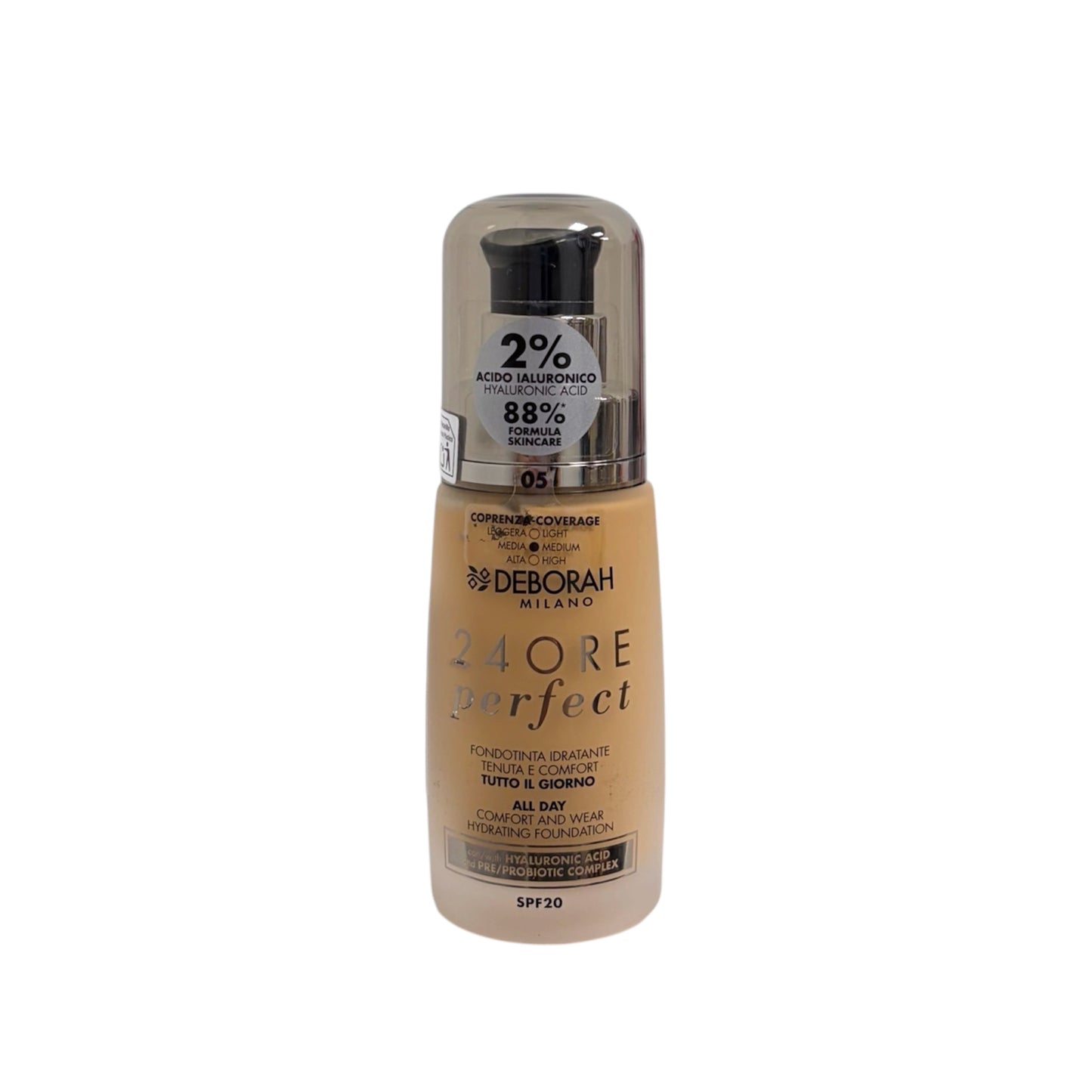 Base de Maquillaje Deborah Milano 24ORE Perfect SPF20