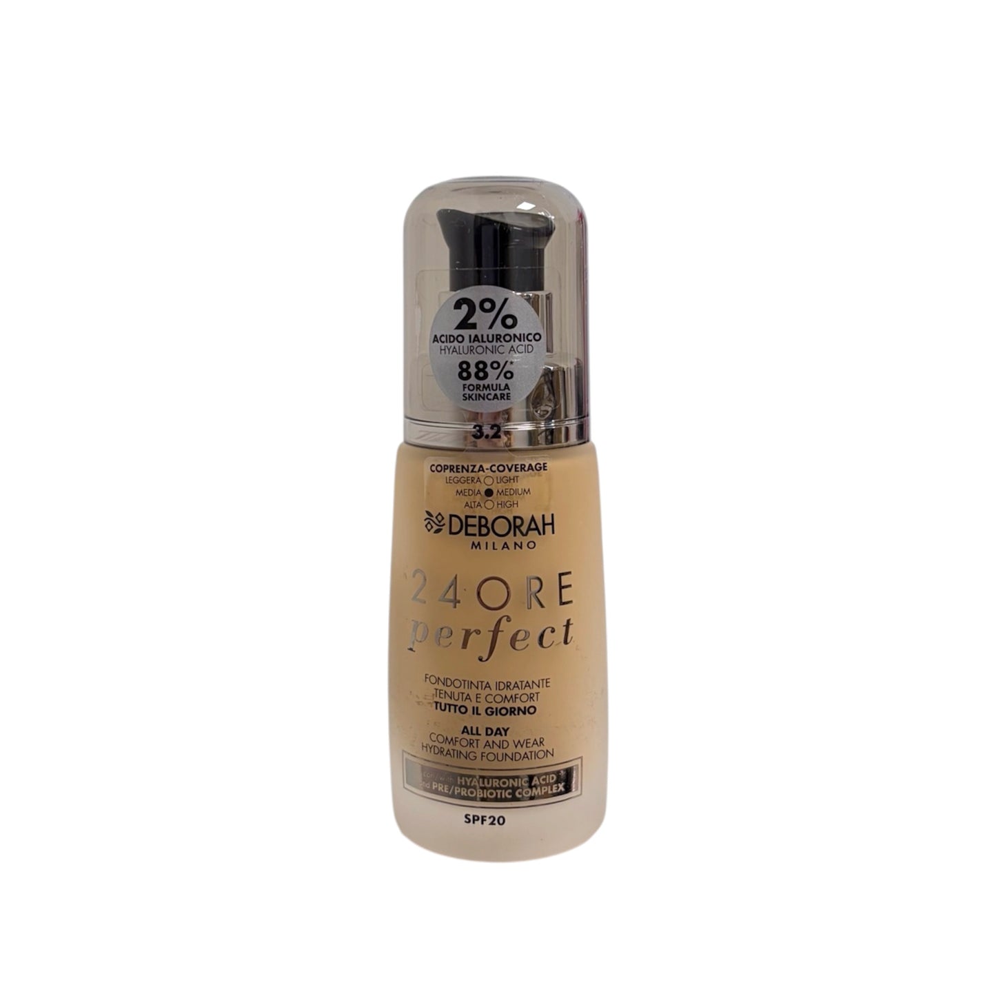 Base de Maquillaje Deborah Milano 24ORE Perfect SPF20
