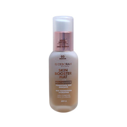 Base de Maquillaje Deborah Milano Skin Booster Mat SPF15