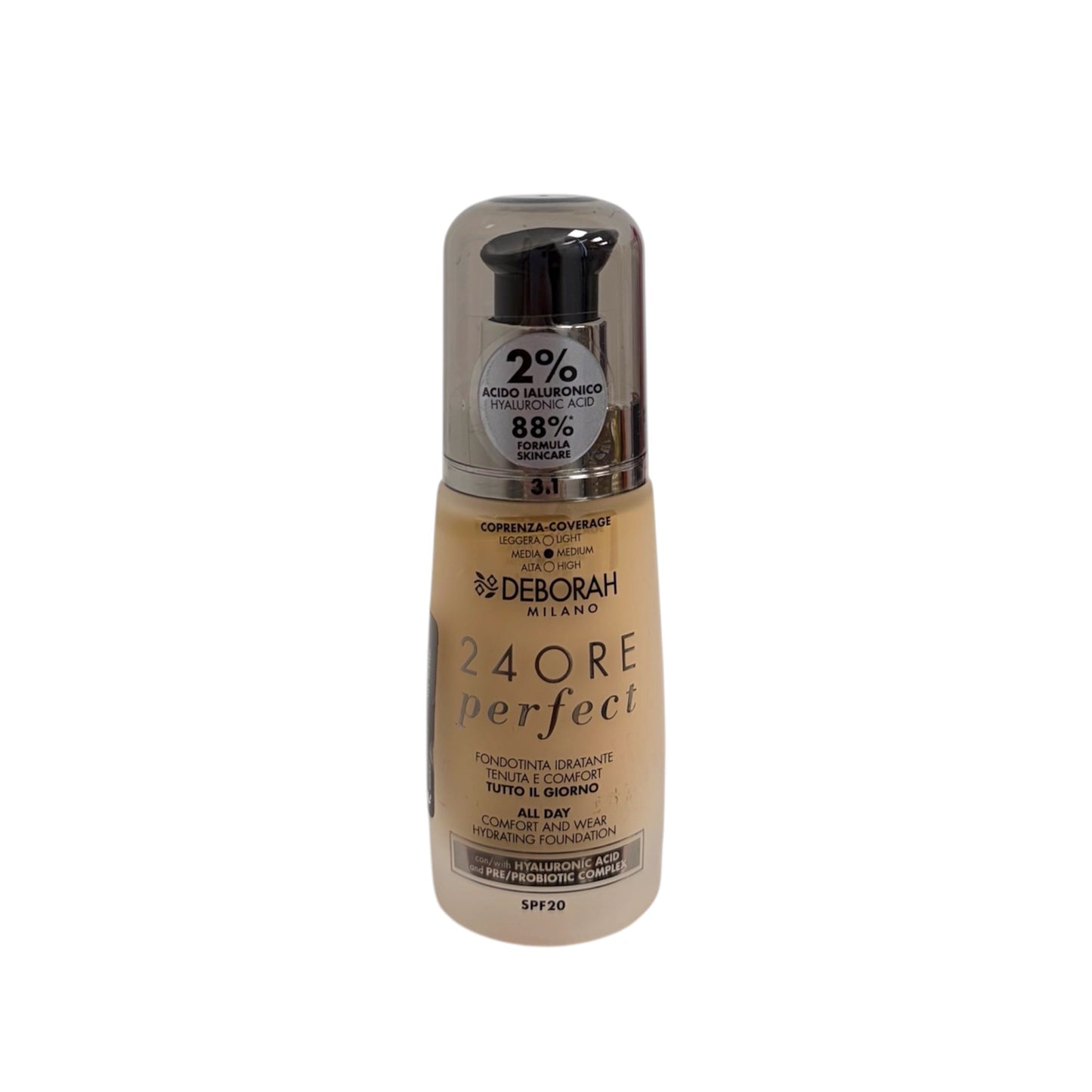Base de Maquillaje Deborah Milano 24ORE Perfect SPF20