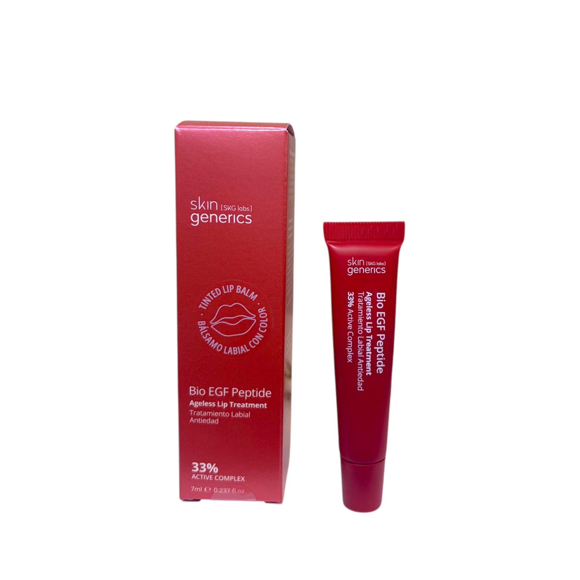 Bálsamo labial Skin Generics Bio EGF Peptide con color