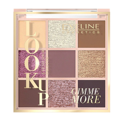 EVELINE PALETAS DE SOMBRAS LOOK UP 9 COLORS