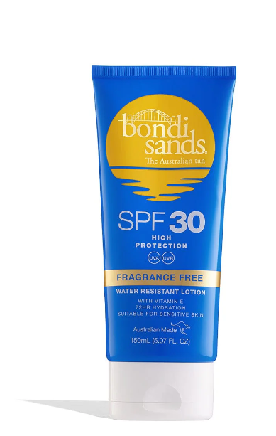 Bondi sands spf 30 fragance free water resistant lotion