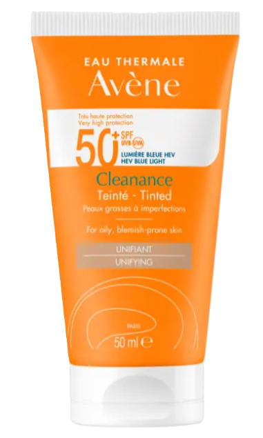Avene Cleanance solar con color SPF 50+