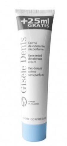 Gisèle Denis crema desodorante sin perfume