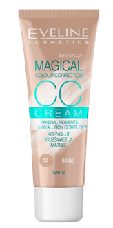 Eveline CC Cream Magical Colour Correction SPF15