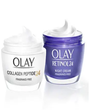 Olay Dúo Collagen Peptide 24 crema de día 50 ml + Retinol 24 crema de noche 50 ml